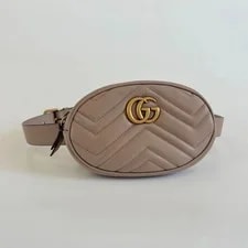 Gucci — Gucci Matelassé GG Marmont Belt Small Antique HW — Handbag — resale