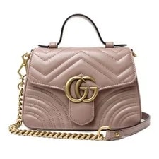 Gucci — Gucci GG Marmont Mini Top Handle 2WAY Chain — Handbag — resale