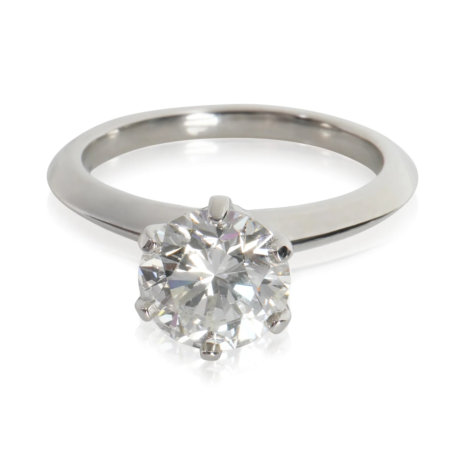 Tiffany & Co. — Tiffany & Co. 1.91 Ct Round Brilliant Engagement Ring 950 — Accessory — resale