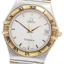 Omega — Omega Constellation 1312.30 White Quartz SS Date — Watch — resale