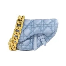 Dior — Auth Christian Dior Saddle Micro Chain F/S — Handbag — resale