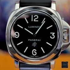 Panerai — Panerai Luminor Base Logo PAM00000 44mm Black Dial Box Booklet Stickers 300m — Watch — resale
