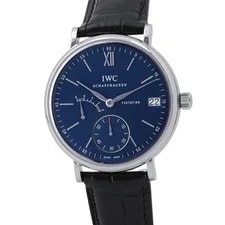 IWC — IWC Portofino IW510106 Stainless Steel / Leather 45mm Blue Dial #TZW1426 — Watch — resale
