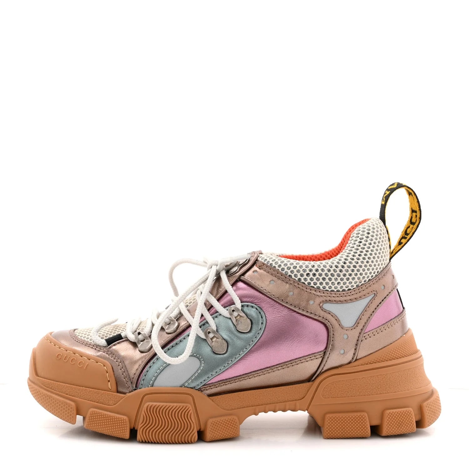 Gucci — X Sega Metallic Flashtrek Sneakers 36.5 Rame Mystic Lago — Sneaker — resale
