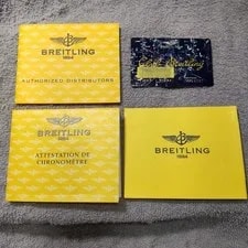 Breitling — Breitling Genuine Chronometer Certificate Club , Official Certific — Watch — resale