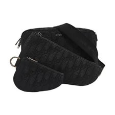 Dior — Dior Fabric Zipper Closure Crossbody - Very Good #P1O86B — Handbag — resale
