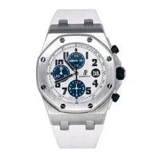 Audemars Piguet — Audemars Piguet Royal Oak 42MM White Dial Rubber Strap - 26170ST.OO.D305CR.01 — Watch — resale