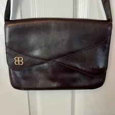 Balenciaga — Balenciaga Double B Logo Envelope Flap Retro Classic — Handbag — resale