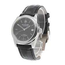 Tudor — Tudor Glamour 55000 36mm SS Black Dial Automatic Date #C515 — Watch — resale