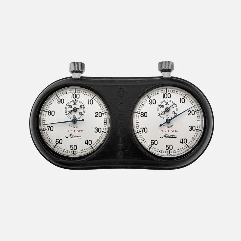 Minerva — 1960s Minvera Dashboard Stopwatch Set — Watch — resale