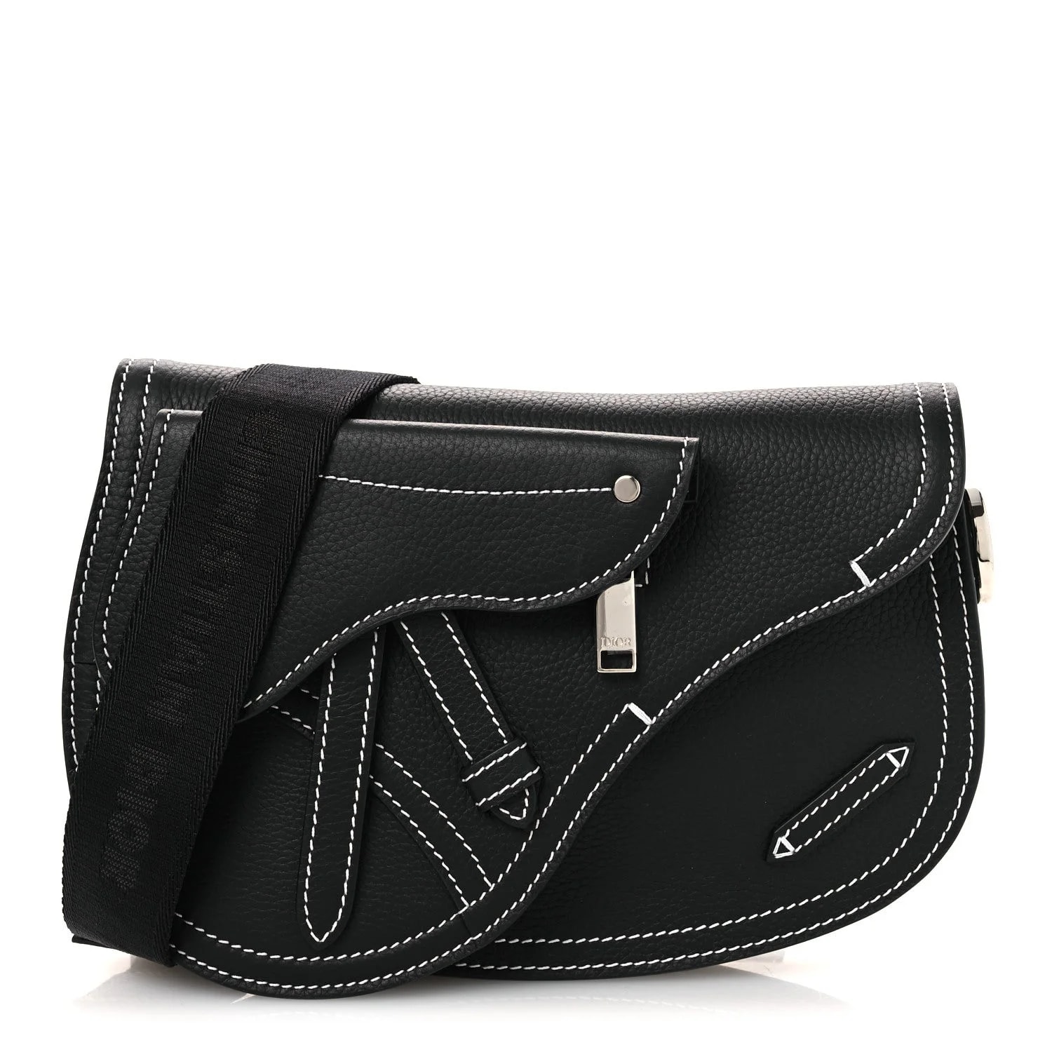 Dior — X Kaws Grained Saddle — Handbag — resale
