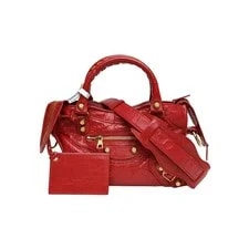 Balenciaga — Balenciaga Classic Metallic Edge City Mini 24cm Crossbody — Handbag — resale