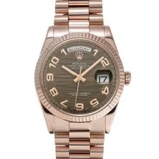 Rolex — Rolex Day-Date 118235F 36mm Rose Gold Brown #WW243 — Watch — resale