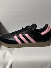 Adidas — Size 9.5 - Lionel Messi X Adidas Samba Inter Miami CF - Debossed Away Kit — Sneaker — resale
