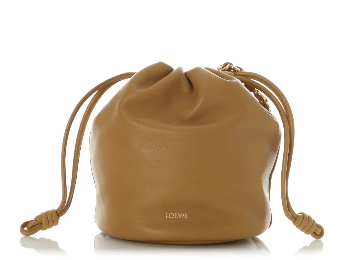 Loewe — Loewe Medium Sahara Flamenco Bucket — Handbag — resale