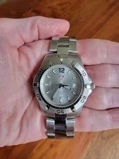 TAG Heuer — TAG Heuer WAF1112.BA0801 Aquaracer Series Quartz Silver Steel 300M — Watch — resale