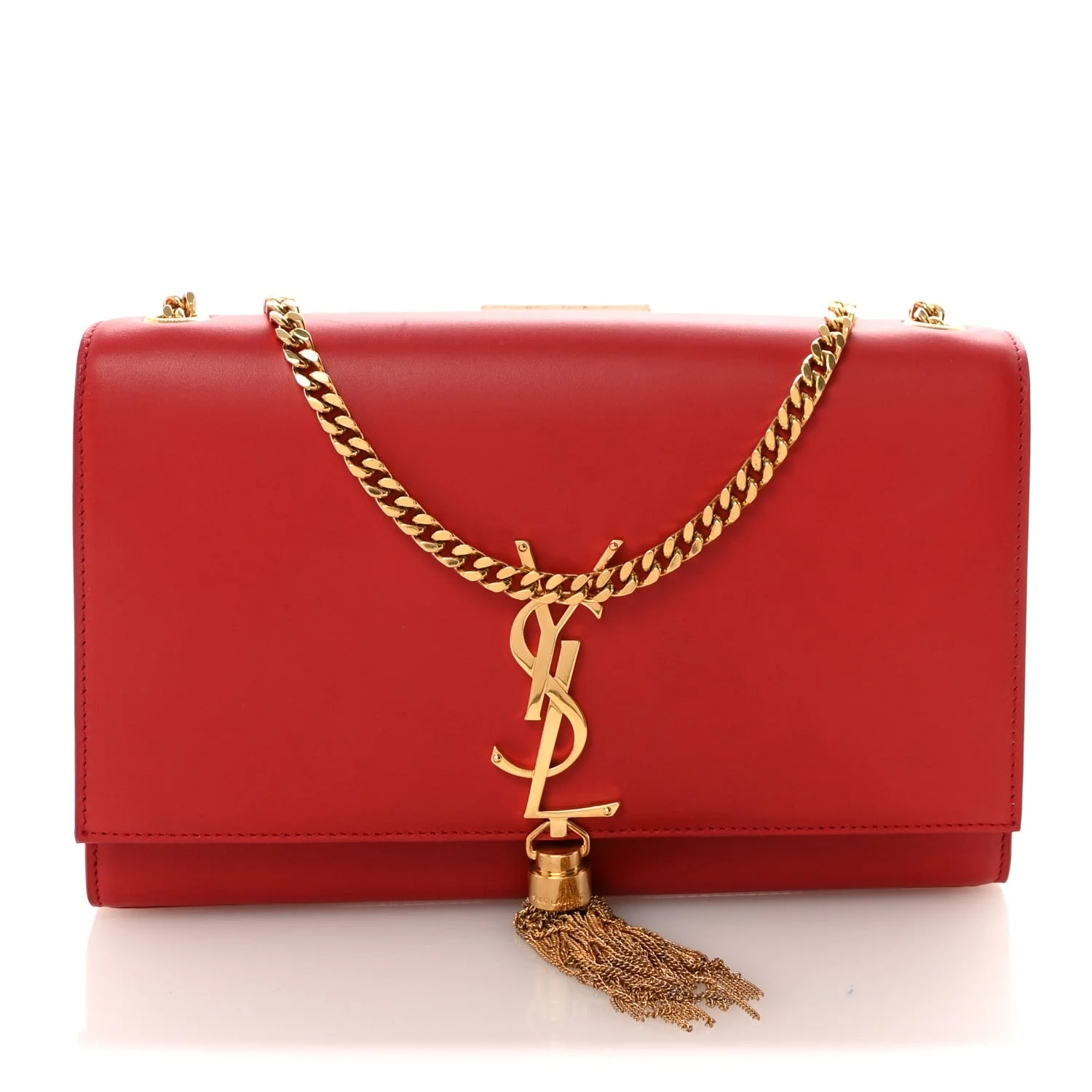 Saint Laurent — Smooth Medium Classic Kate Tassel Satchel — Handbag — resale