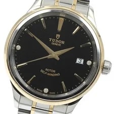 Tudor — Tudor 12503 Style YG Combo 3P Diamond Auto From Japan — Watch — resale