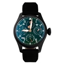 IWC — IWC Big Pilot Perpetual Calendar Ceramic Racing Green 46.5mm IW503005 Full Set — Watch — resale
