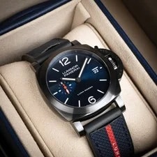 Panerai — 2024 Panerai Luminor Quaranta Luna Rossa DLC 40mm Blue Dial PAM01408 — Watch — resale
