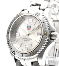 TAG Heuer — TAG Heuer Link WT1212 Professional 200 Silver Quartz New Battery — Watch — resale
