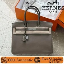 Hermès — Hermès Birkin35 Etoupe Palladium Handle — Handbag — resale