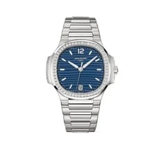 Patek Philippe — Patek Philippe Nautilus 7118/1200A-001 '' Blue Dial Diamond Bezel — Watch — resale