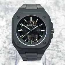Bell & Ross — 2025 Bell & Ross BR 05 Skeleton Black Lum Ceramic L.E. 41MM + 2 Extra Straps! — Watch — resale