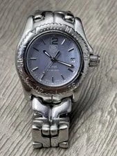 Tag Heuer — Tag Heuer Link 200m Stainless Steel 27mm Blue MOP Dial WT141G JD — Watch — resale