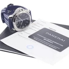 Panerai — Panerai Luminor Base PAM01086 44mm SS Rubber Black Dial Hand-Wind #C192 — Watch — resale