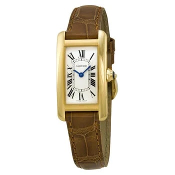 Cartier — Tank Americaine 18kt Yellow Gold W2601556 — Watch — resale