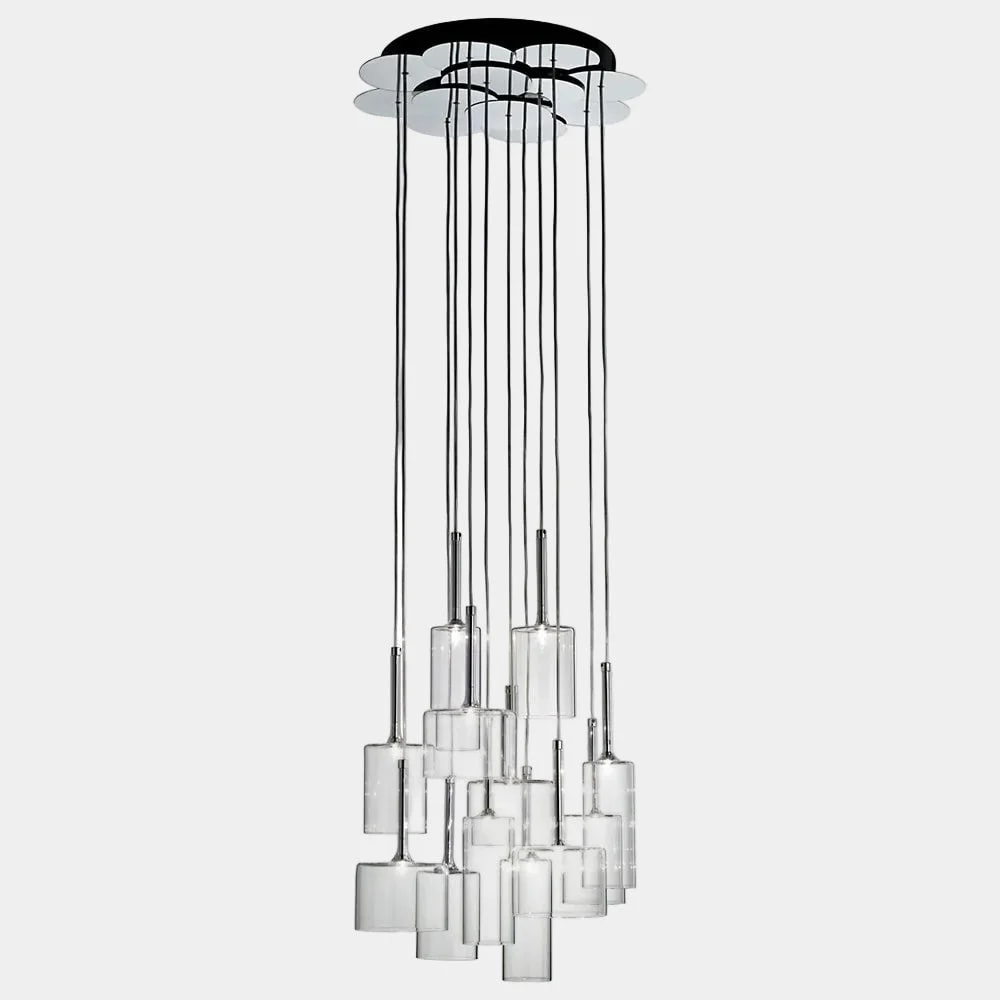 Axolight 12 Light Spillray Suspension Light