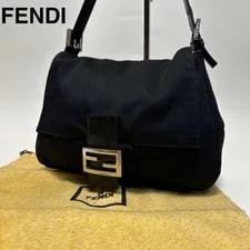 Fendi — Authentic Fendi Mamma Baguette Cotton — Handbag — resale