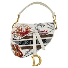 Dior — Dior | Embroidered Saddle — Handbag — resale