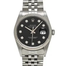 Rolex — Rolex Datejust 16234G Black/diamond 733270 — Watch — resale
