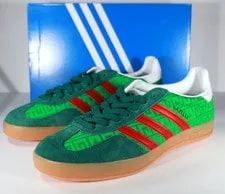 Adidas — Adidas Originals Gazelle Indoor IH9647 /Betsca/CGreen Size 9 Mexico Flag Ba — Sneaker — resale