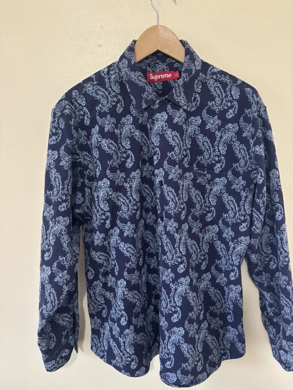 Supreme — Supreme F/W 24 Paisley Button Up — streetwear — resale