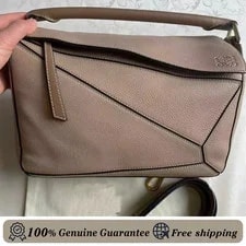 Loewe — Loewe Medium Puzzle in Soft Grained Crossbody Auth — Handbag — resale