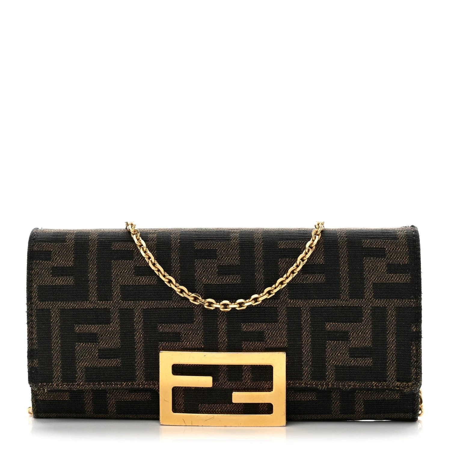 Fendi — Fabric 1974 Continental Wallet on Chain Moro — Handbag — resale