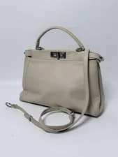 Fendi — Fendi Peekaboo Iconic Medium Satchel Handle JA723FD — Handbag — resale