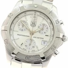 Case — TAGHeuer Quartz Chronograph Silver Dial B Case — Watch — resale
