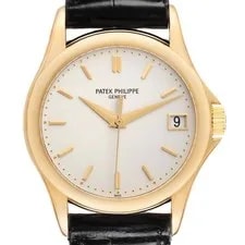 Patek Philippe — Patek Philippe 5107J Calatrava 18K Yellow Gold Ivory Dial — Watch — resale