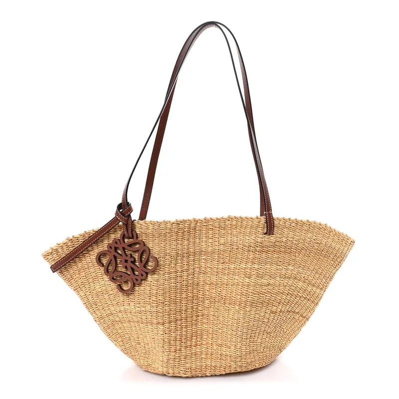 Loewe — Paulas Ibiza Small Basket Pecan — Handbag — resale