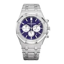 Audemars Piguet — Audemars Piguet Royal Oak 41MM Purple Index Hour Markers Dial White Gold — Watch — resale