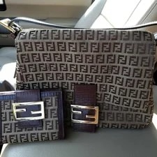Fendi — Fendi Mama Baguette W Matching Wallet and Dust — Handbag — resale