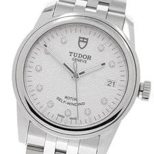 Tudor — Tudor Glamour 55000 Date 10P Diamond Silver Dial Automatic Watch_971158 — Watch — resale