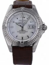 Breitling — Breitling Galactic 41 Big Date Steel 41mm - White Mother of Pearl Dial - A49350 — Watch — resale