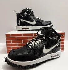 Off-White — ’s Size 11 - Air Force 1 Mid Off-White Sheed DR0500-001 — Sneaker — resale