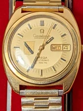 Omega — Omega Constellation Electronic f300 Hz Ncra Custom Dial - Retirement Gift 1976 — Watch — resale