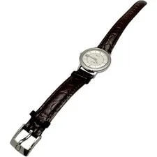 Omega — Omega de Ville 596.1479 Stainless Steel Leather Quartz Silver Dial Bo — Watch — resale